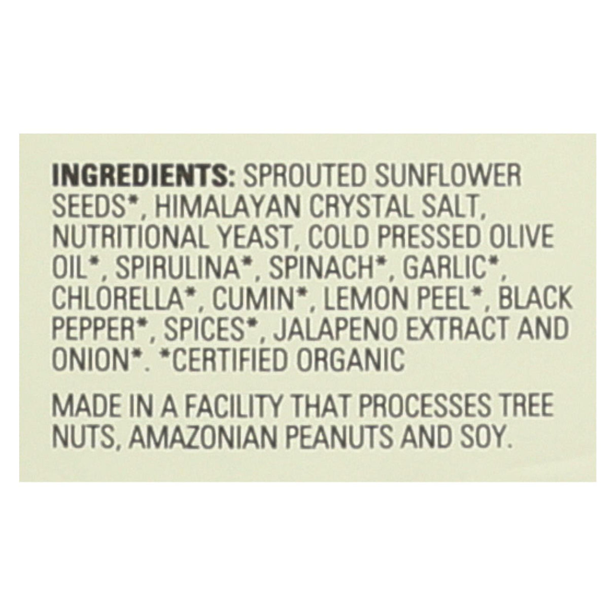 Living Intentions Organic Sprouted Sunflower and Greens Seed Mix (Pack of 6) - 8 Oz. Each - Cozy Farm