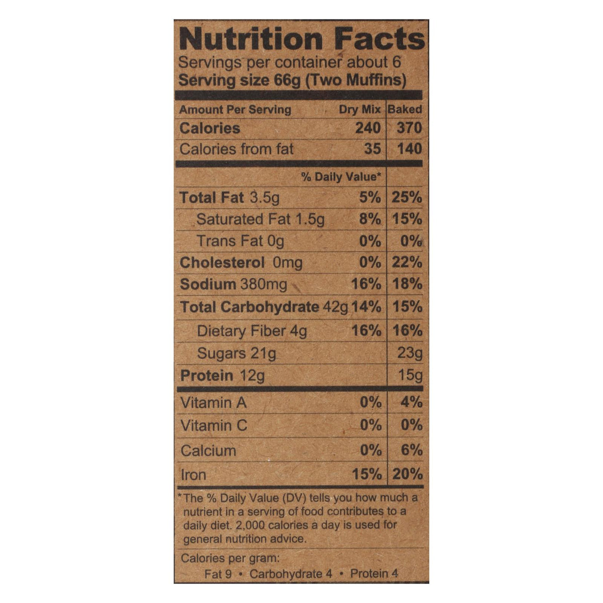 Kodiak Ultimate Double Dark Chocolate Protein-Packed Muffin Mix (Pack of 6 - 14 Oz) - Cozy Farm