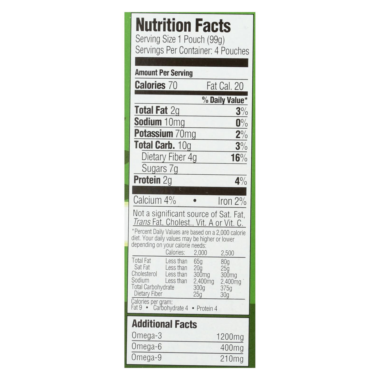 Mamma Chia Green Magic Vitality Squeeze Snack Pack of 6 - 3.5 oz. Each - Cozy Farm