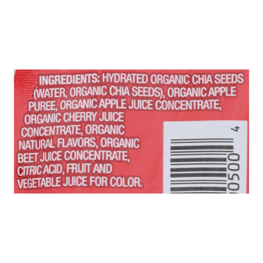 Mamma Chia Organic Chia Squeeze (Pack of 16) - Cherry Beet - 3.5 Oz - Cozy Farm 
