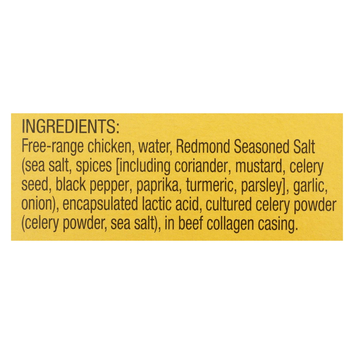 Nick's Sticks - Snack Stick Chicken Free range - 1.7 Oz (Pack of 25) - Cozy Farm