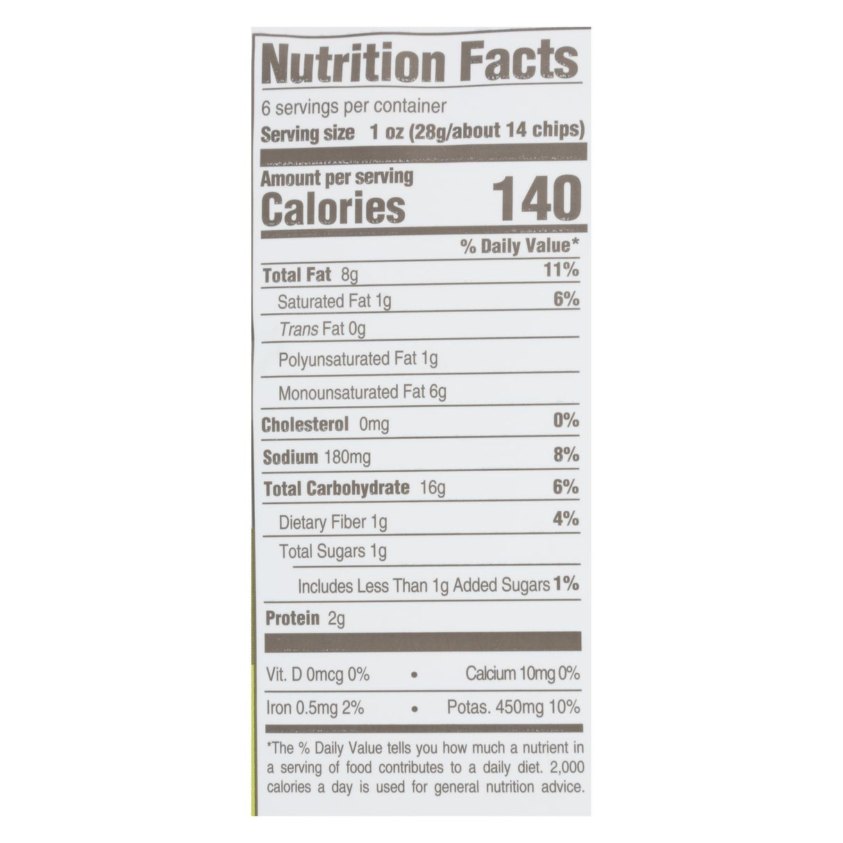 Boulder Canyon Chips Olive Oil Sea Salt & Pepper - Pack Of 12-6 Oz - Cozy Farm