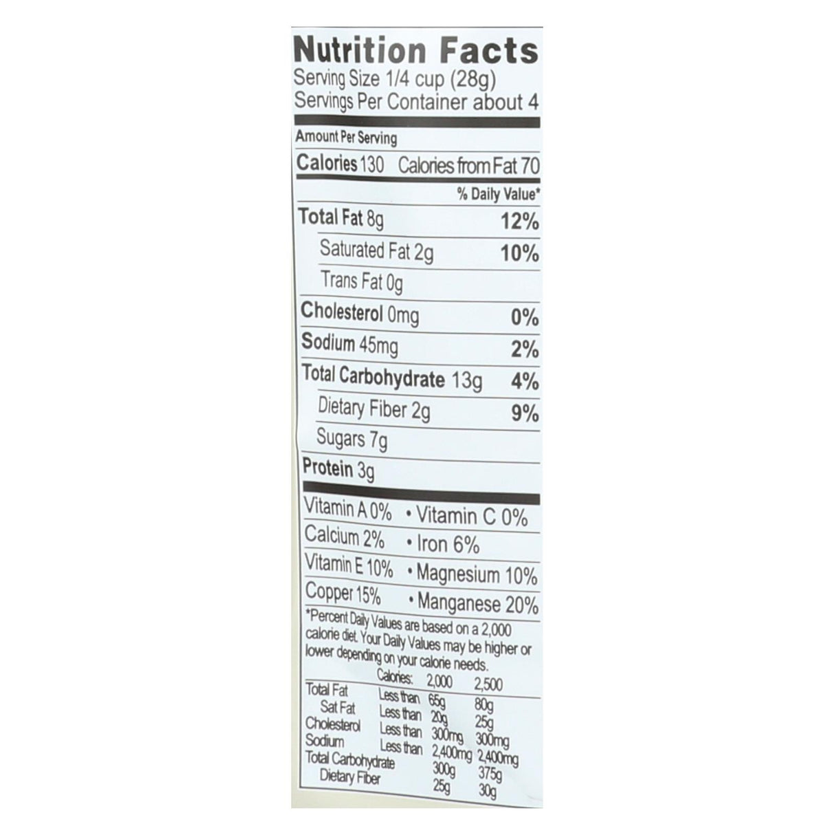 Living Intentions Sprouted Dark Cacao Nut Blend, Pack of 6 - 4 Oz - Cozy Farm