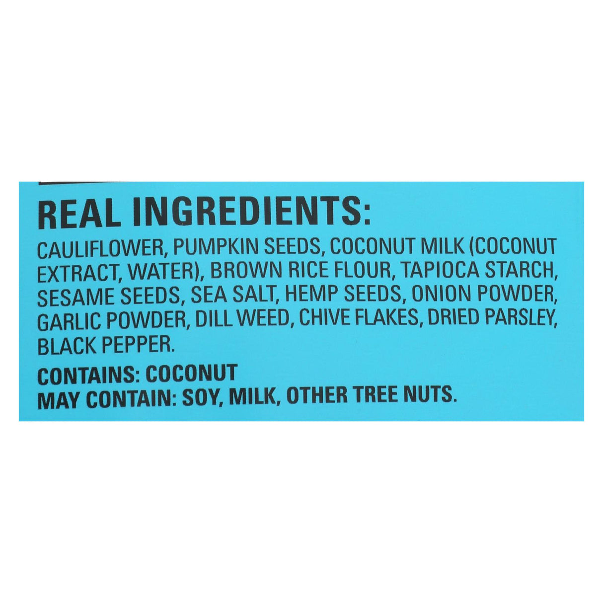 Hippie Snacks Cauliflower Crspz: 2.5 Oz Ranch Baked Cauliflower Crackers (Pack of 8) - Cozy Farm