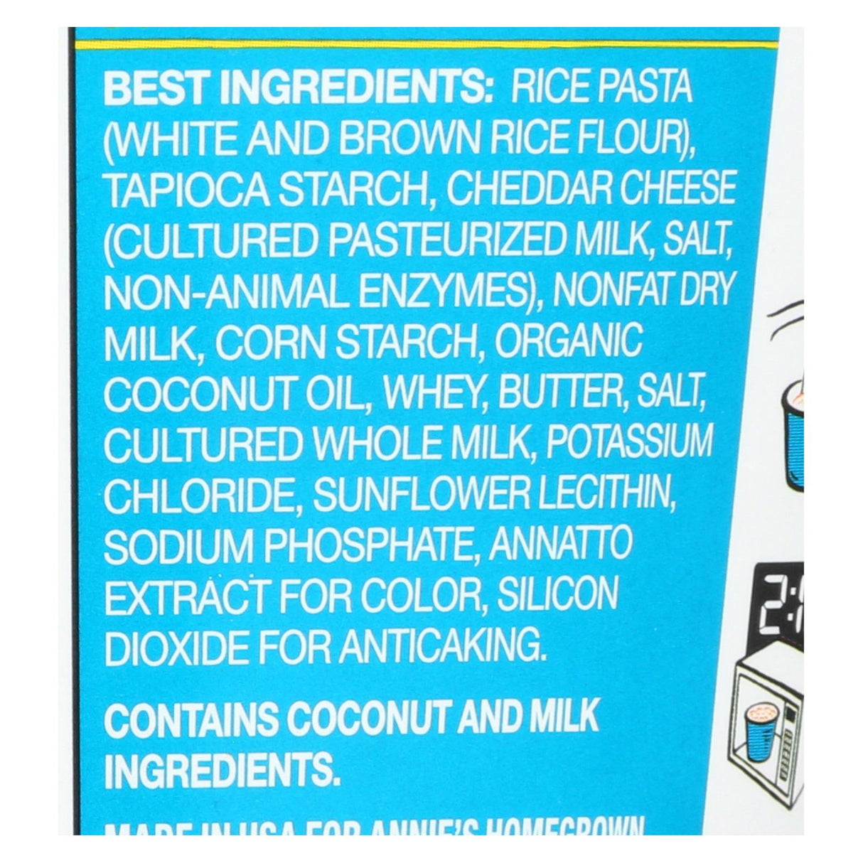 Annie's Homegrown Gluten-Free Microwavable Mac & Cheese, Cheddar Rice Pasta Cups (Case of 12) - Cozy Farm