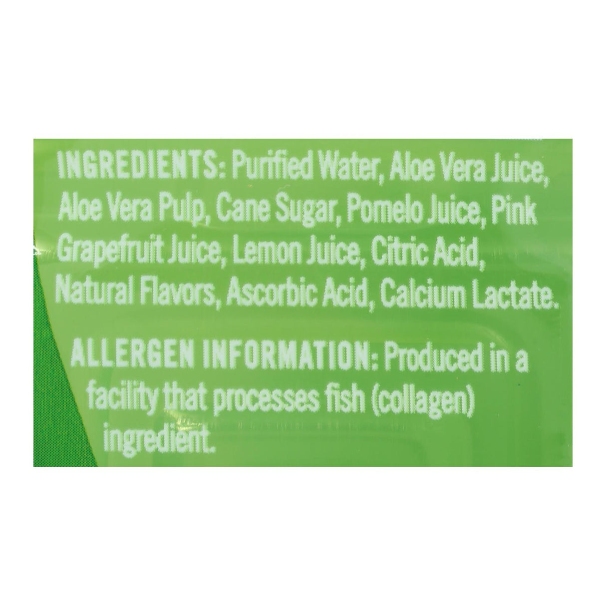 Alo Appeal Aloe Vera Juice Drink - Pomelo Lemon & Pink Grapefruit - 16.9 Fl Oz (Pack of 12) - Cozy Farm
