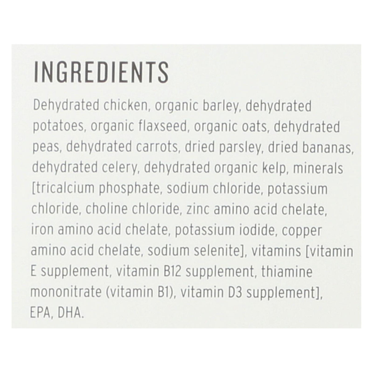 The Honest Kitchen - Dog Fd Whole Green Chicken - 10 Lb - Cozy Farm