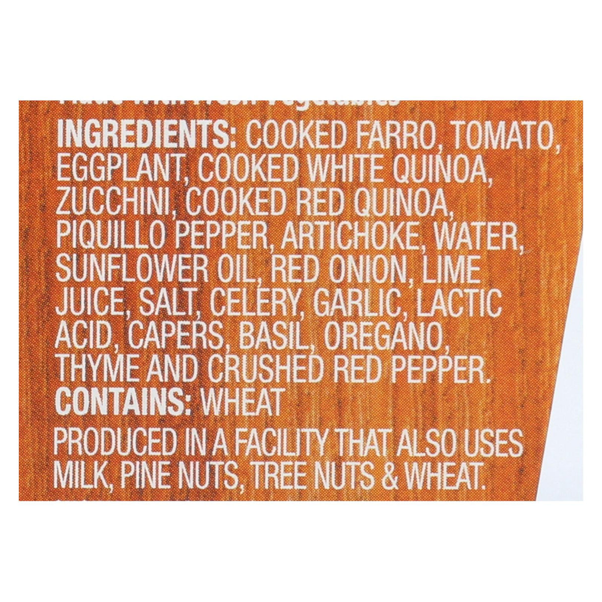 Cucina And Amore Grilled Vegetables Farro 6-Pack, 7.9 Oz - Cozy Farm