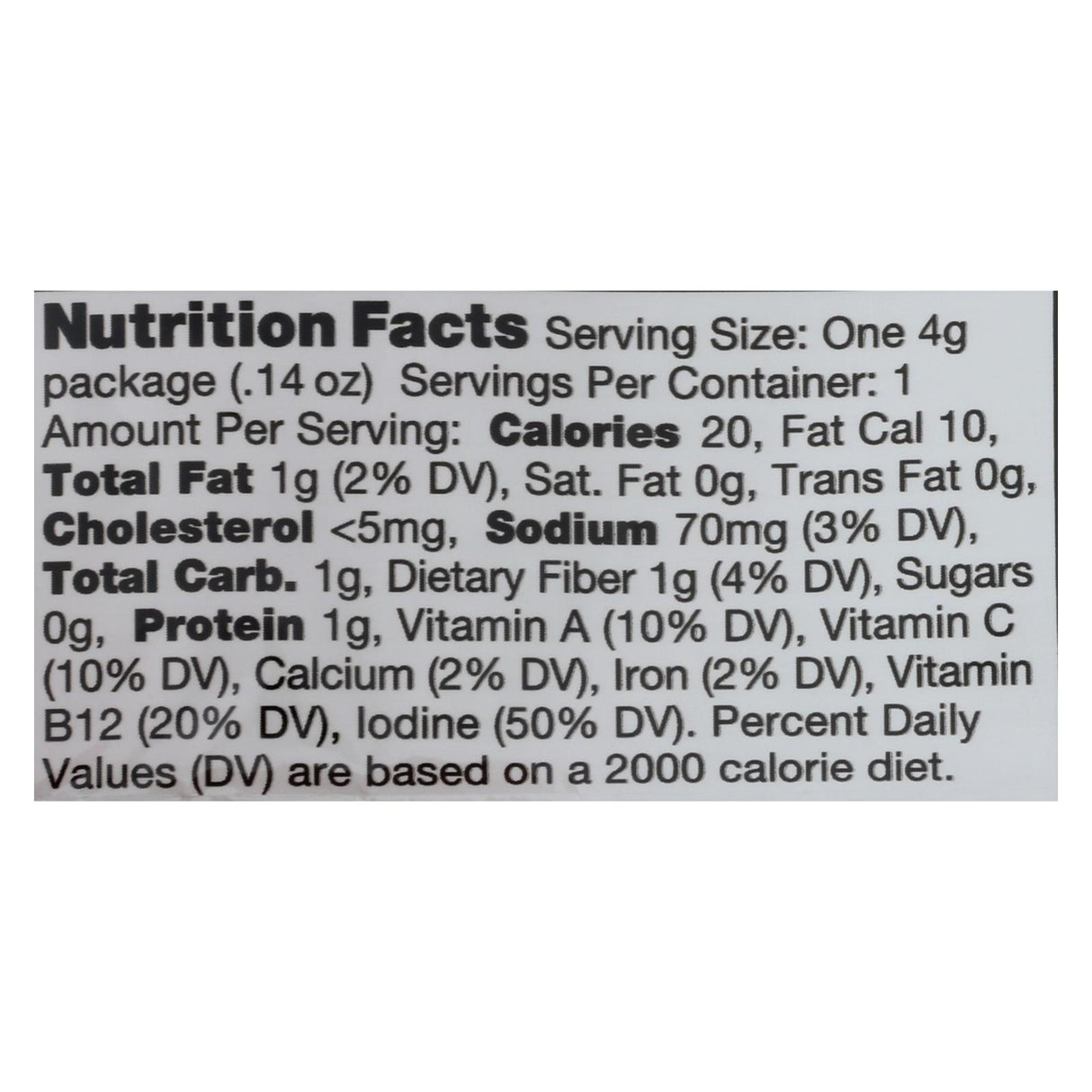 Ocean's Halo Seaweed Snack Chili Lime, 0.14 Oz (Case of 12) - Cozy Farm