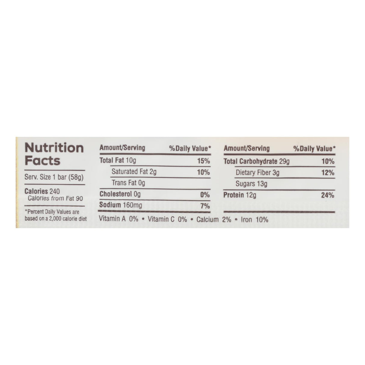 GfbNutrition Bars Case of 12, 2.05 Ounce - Cozy Farm