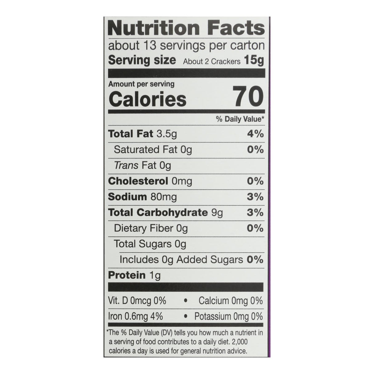 Milton's Crispy Sea Salt Crackers (Pack of 8, 6.8oz Each) - Cozy Farm