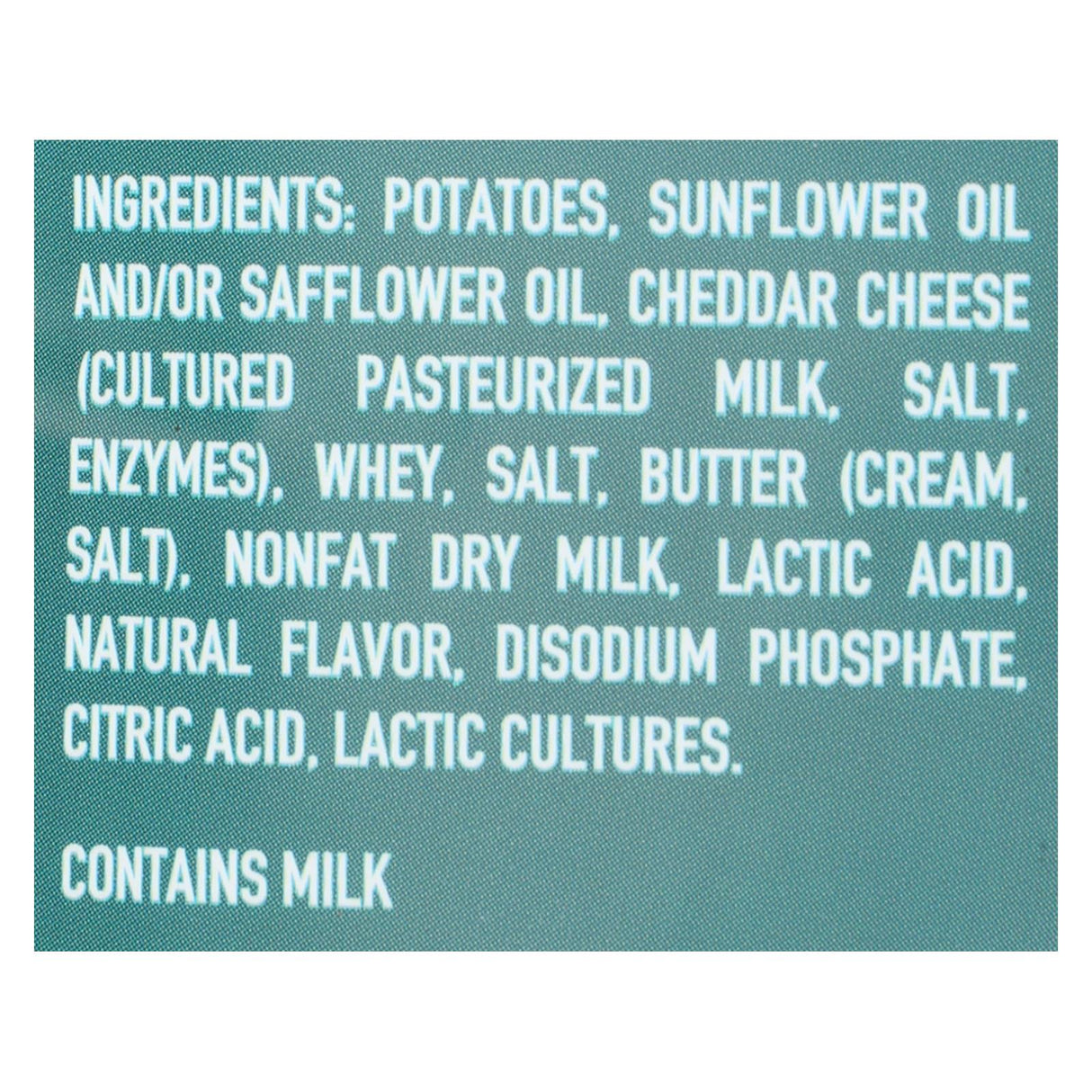 Boulder Canyon Kettle Chips White Cheddar (Pack of 12 - 6 Oz) - Cozy Farm