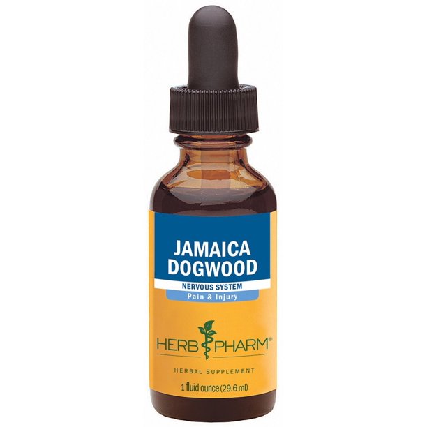 Herb Pharm Jamaica Dogwood Liquid Extract for Minor Pain, 1 Fl Oz - Cozy Farm