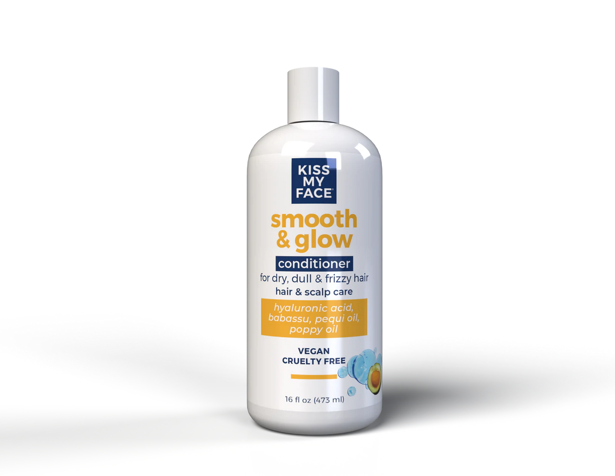 Kiss My Face Smooth & Glow Conditioner - 16 Fl Oz - Cozy Farm