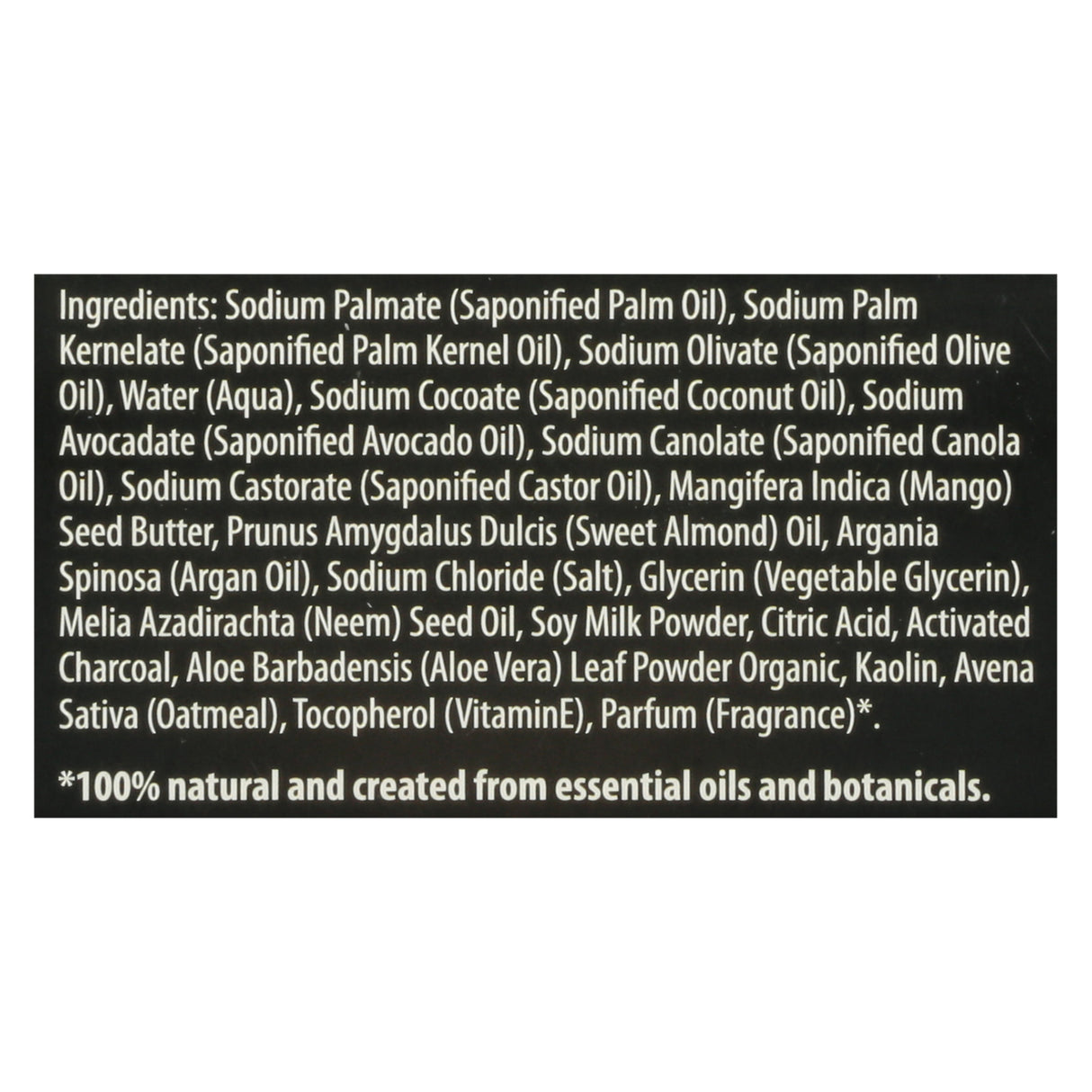 One With Nature Activated Charcoal Bar Soap - 3.5 Oz (Case of 3) - Cozy Farm