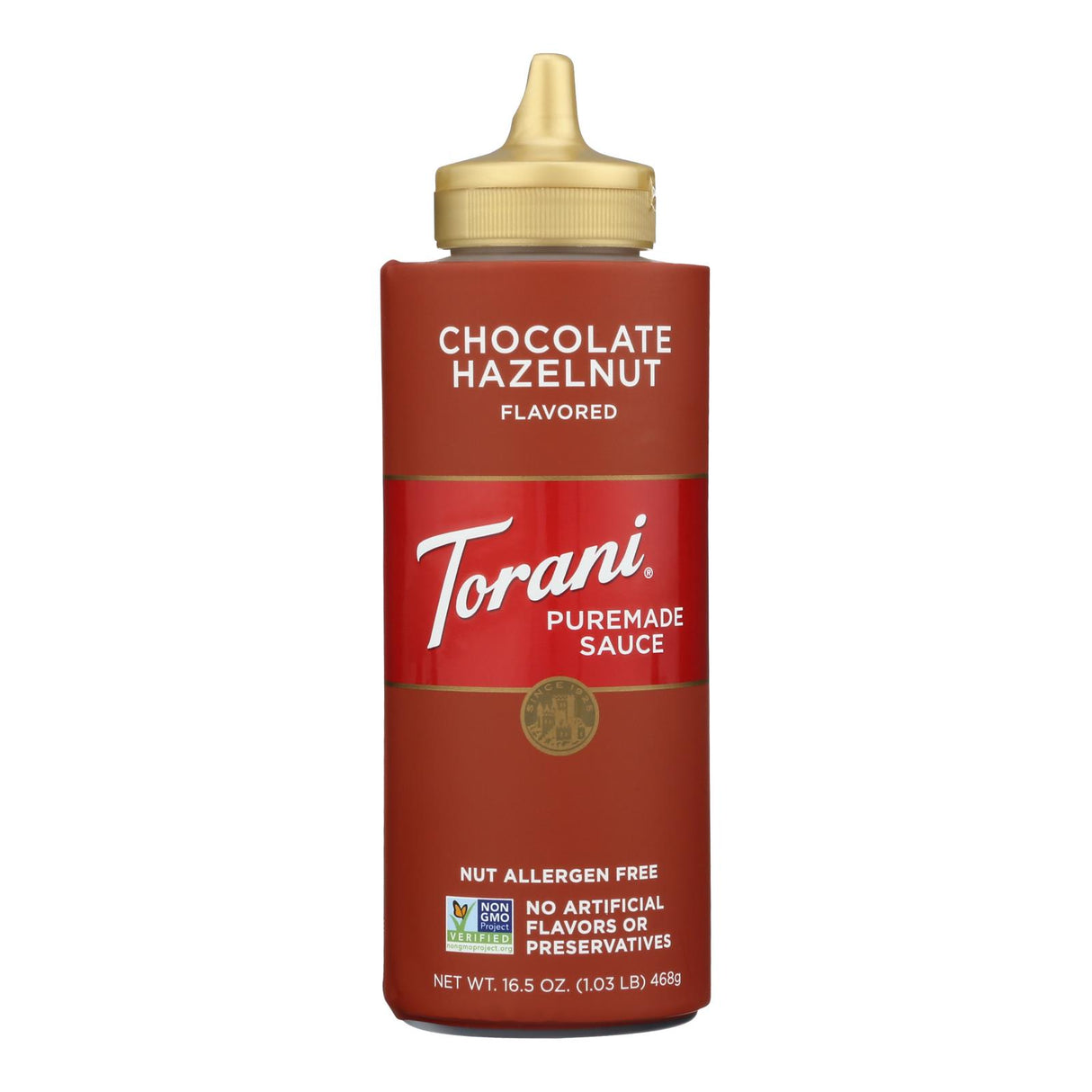 Torani Puremade Chocolate Hazelnut Sauce - 16.5 Fl Oz (4-Pack) - Cozy Farm