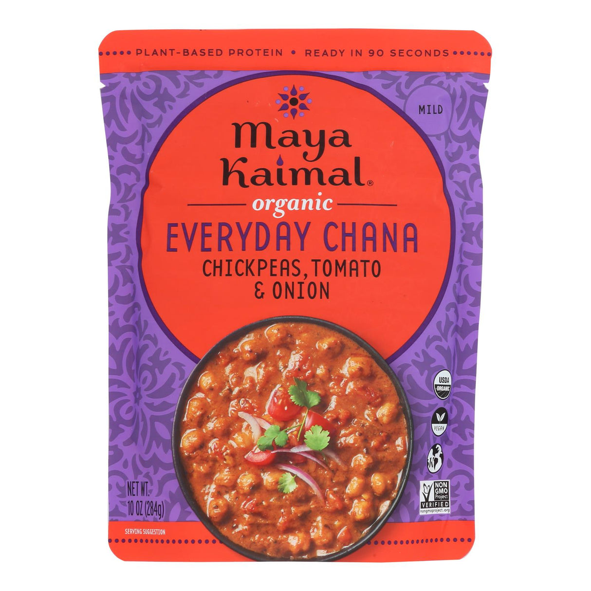 Maya Kaimal Chana Chickpea Tomato Sauce - Pack of 6 (10 Oz Bottles) - Cozy Farm