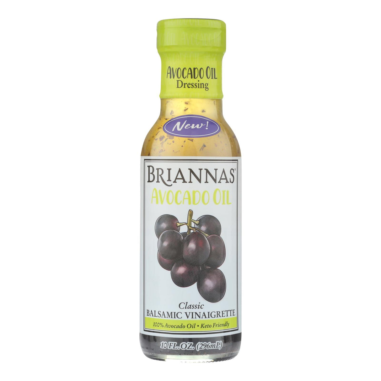 Brianna's Signature Classic Balsamic Salad Dressing - 10 Fl Oz - Pack of 6 - Cozy Farm