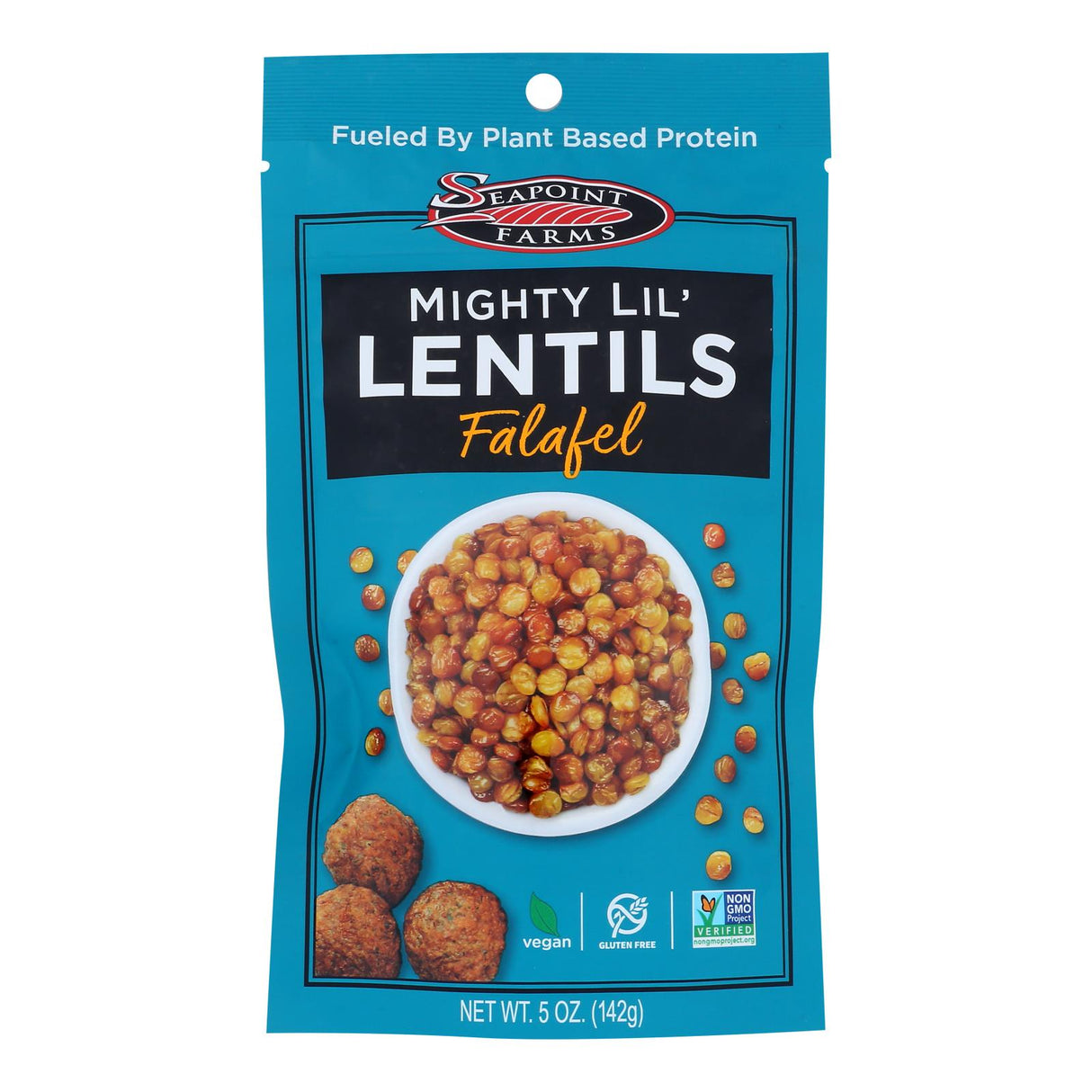Seapoint Farms Falafel Lentil Snack - 5 Oz, (Pack of 12) - Cozy Farm