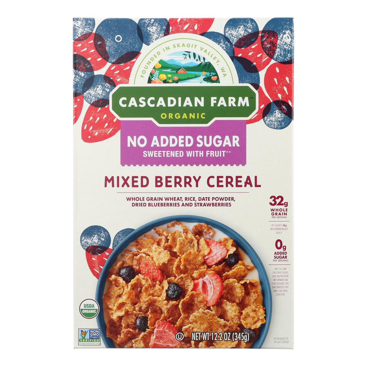 Cascadian Farm Mixed Berry Cereal - 12.2 Oz - Cozy Farm