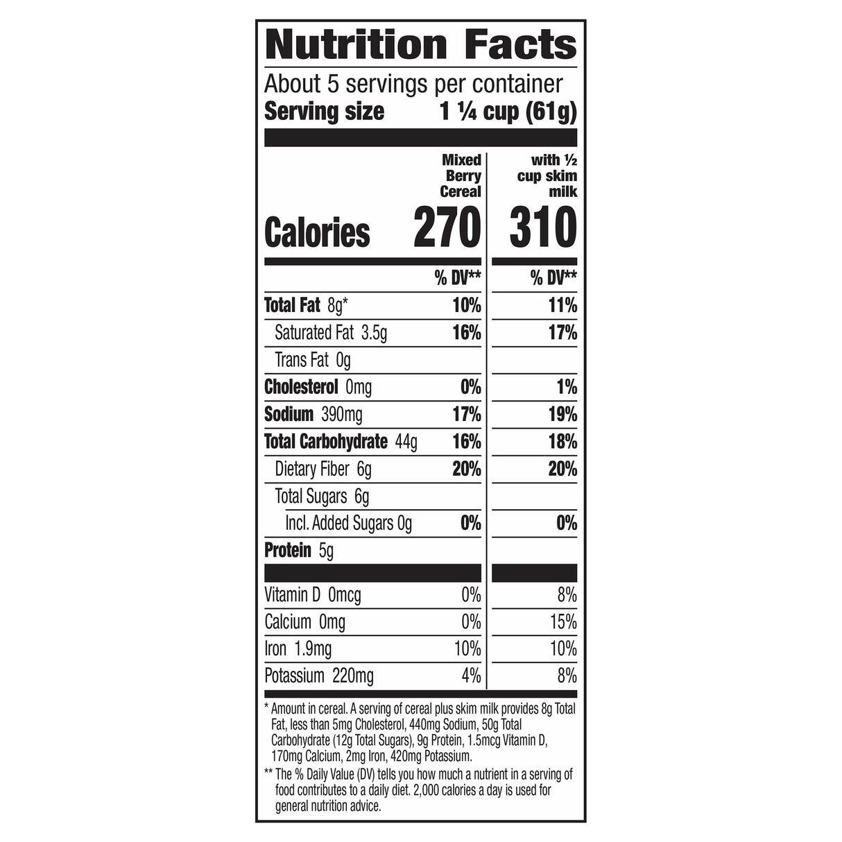 Cascadian Farm Mixed Berry Cereal - 12.2 Oz - Cozy Farm