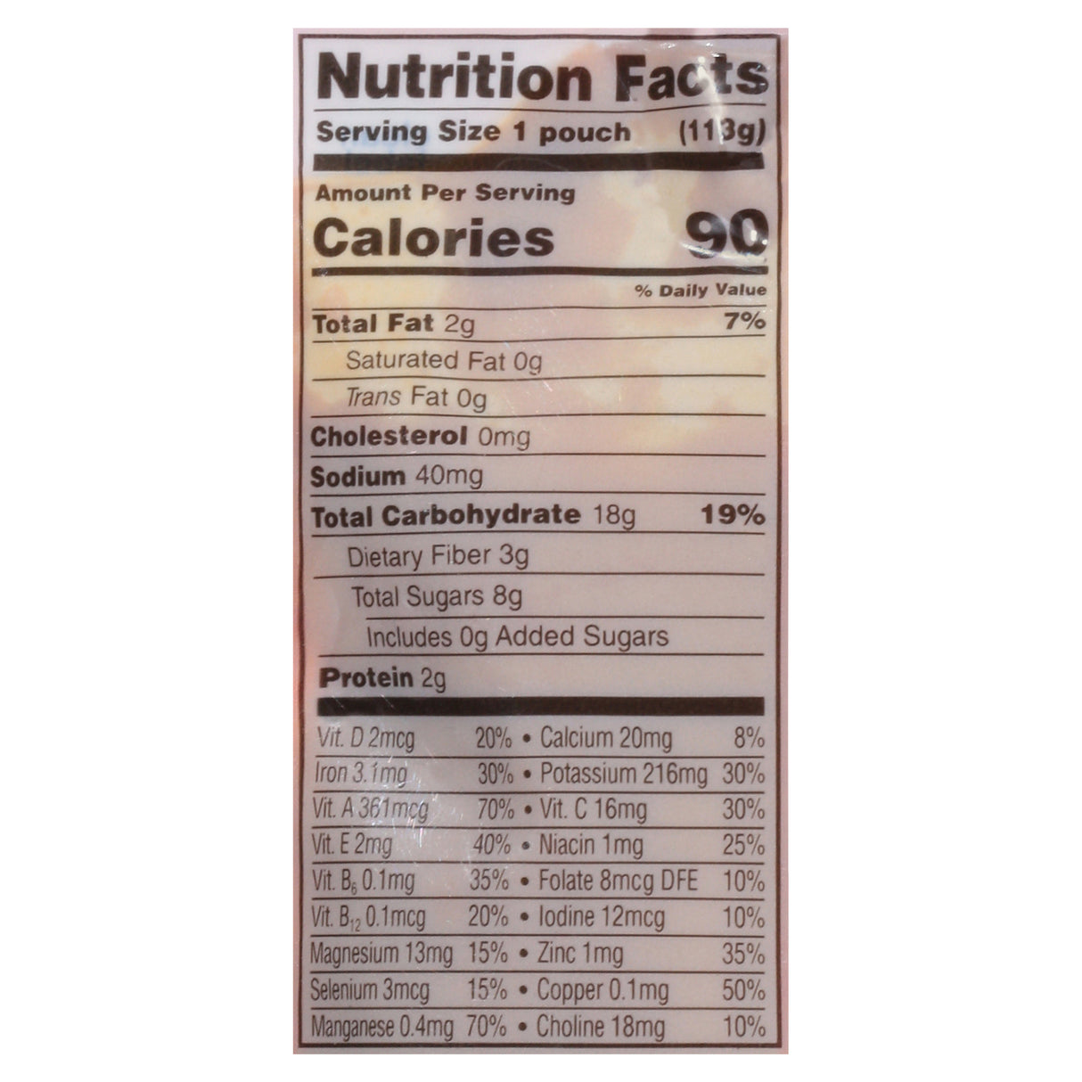 Cerebelly Sweet Pot Peach Mango Puree 4 Oz Pouch - Case of 6 - Cozy Farm