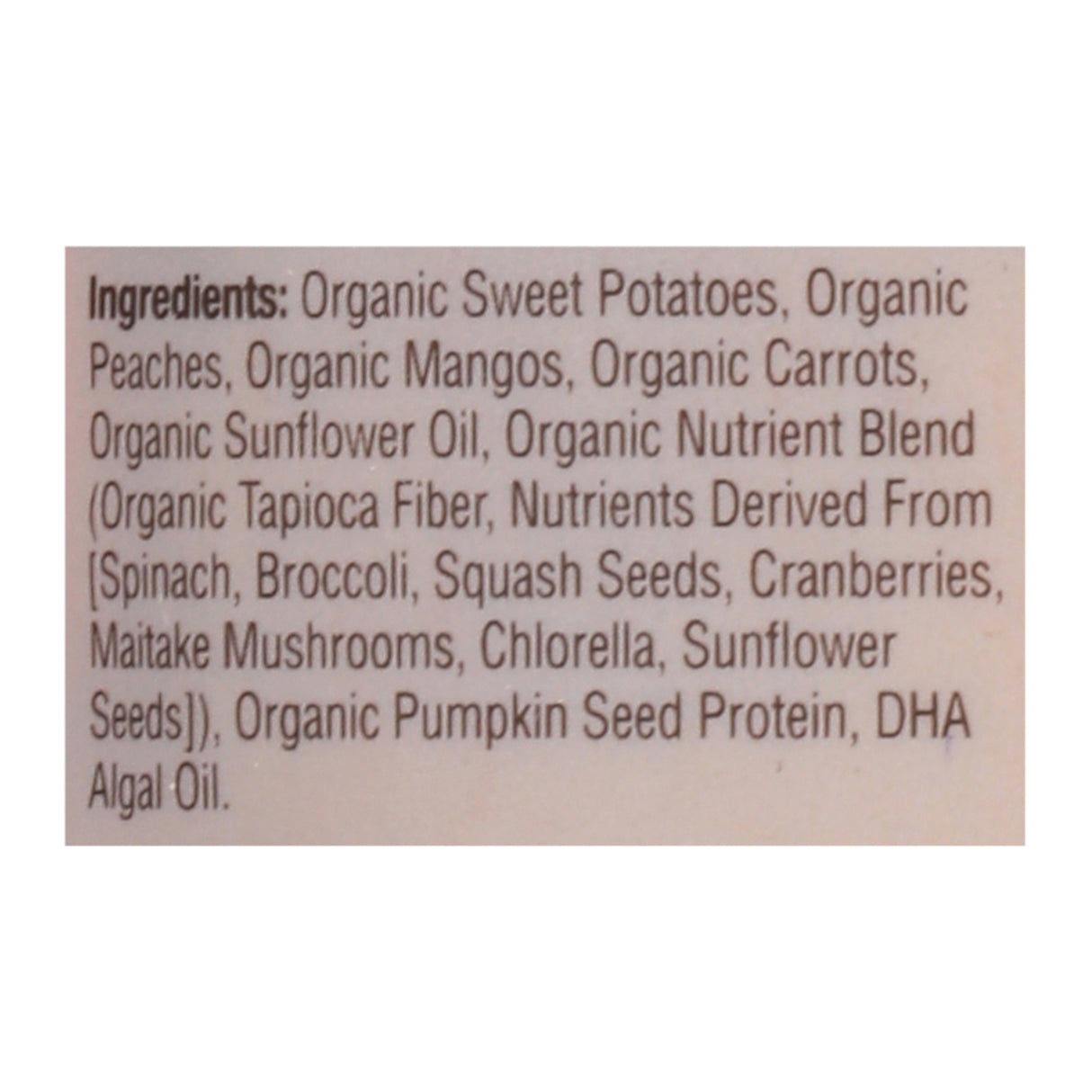 Cerebelly Sweet Pot Peach Mango Puree 4 Oz Pouch - Case of 6 - Cozy Farm