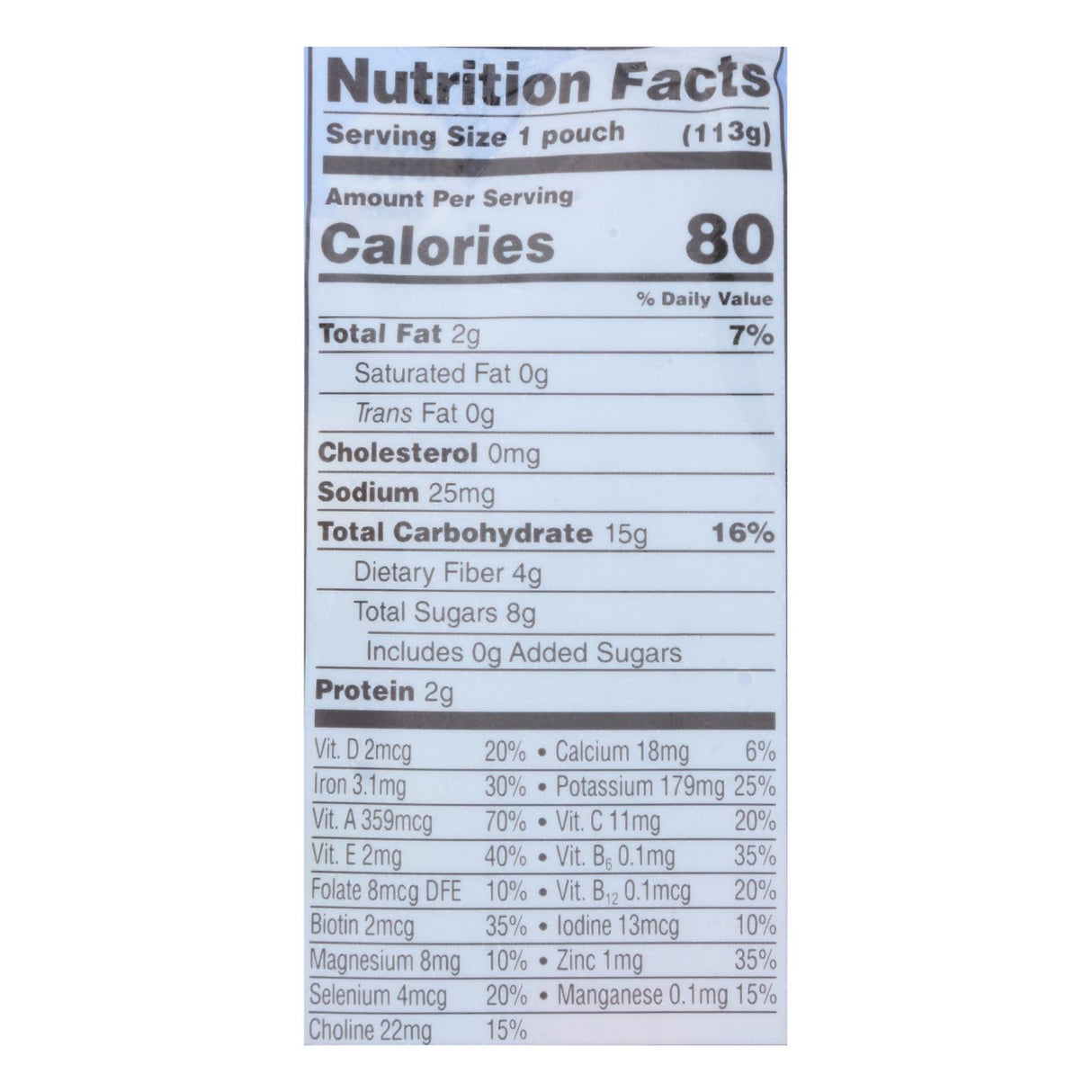 Cerebelly Smoothie Blueberry Banana, 4 Oz, Case of 6 - Cozy Farm