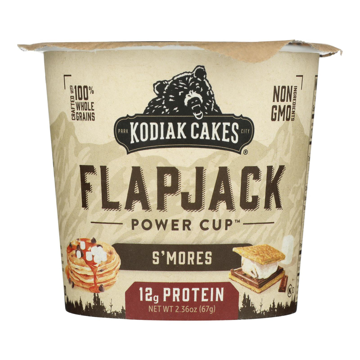 Kodiak Cakes Smores Flapjack Cup - 2.36 Oz - Pack of 12 - Cozy Farm