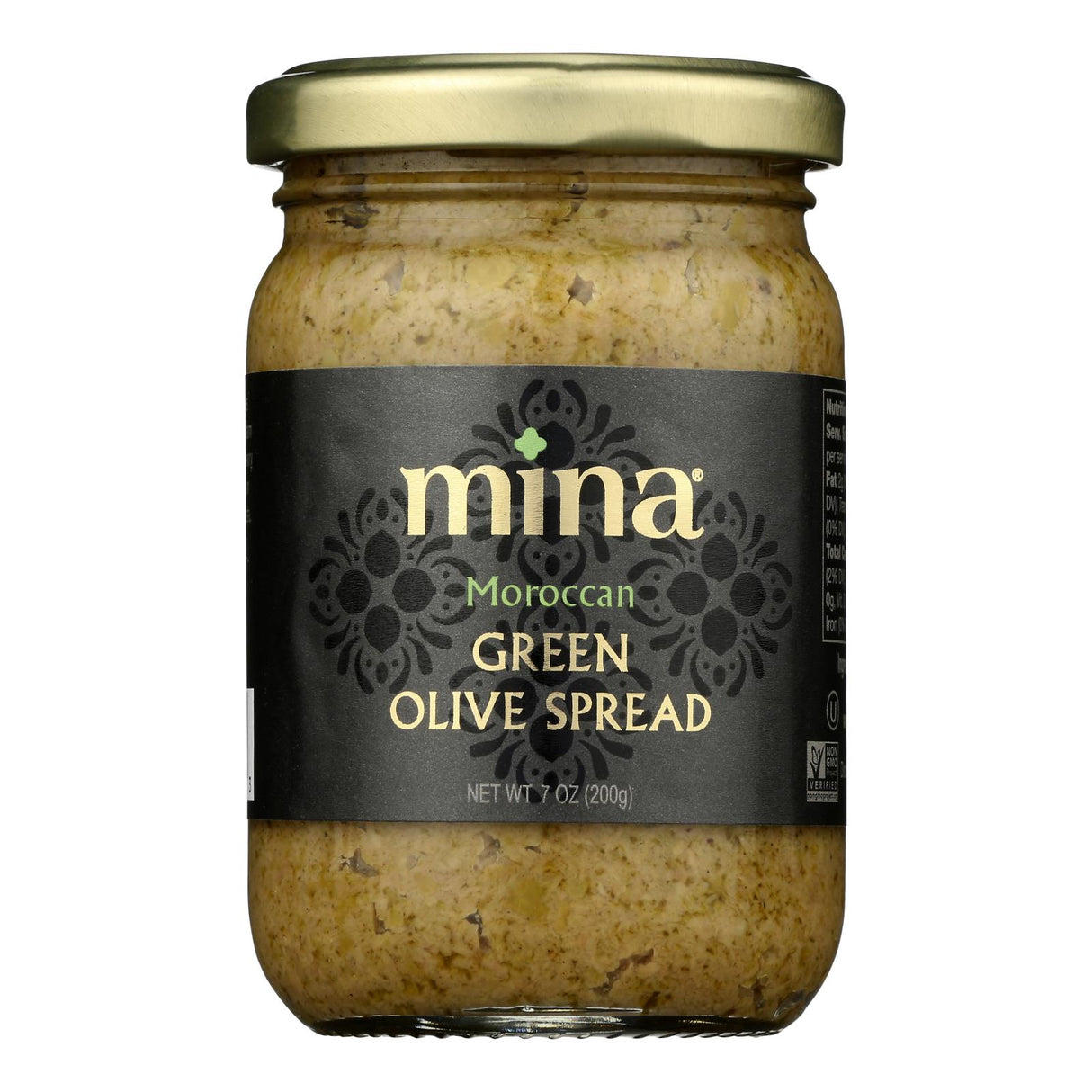 Mina Spread Green Olive - Case of 6 - 7 Oz - Cozy Farm