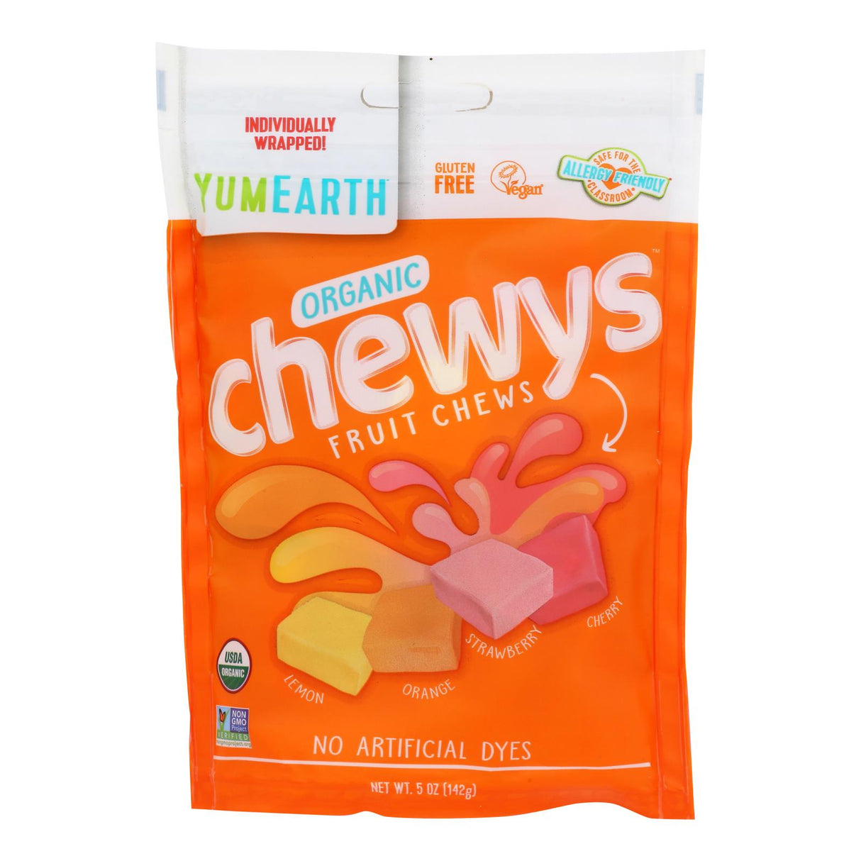 YumEarth Chewy Fruit Chews, 5 Oz, Pack of 6 - Cozy Farm