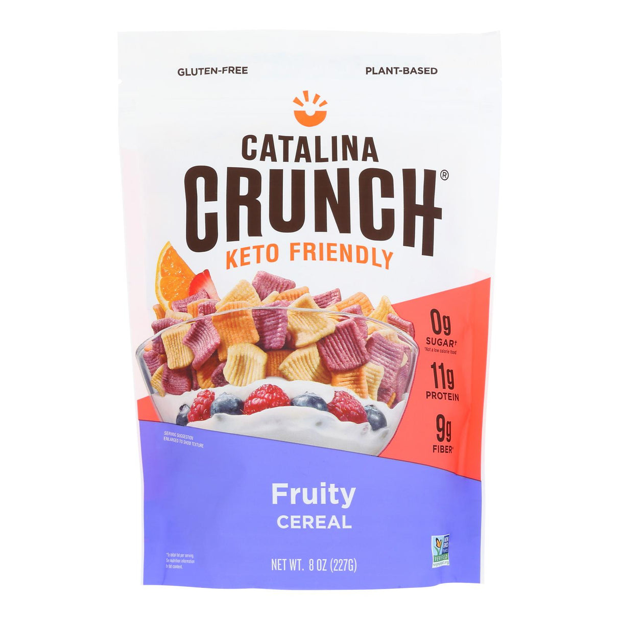 Catalina Keto Fruity Cereal, Delicious and Sugar-Free, 8 Oz, Pack of 6 - Cozy Farm