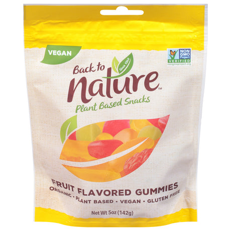 Back To Nature Gummy Fruit, 5 Oz. (Pack of 12) - Cozy Farm 