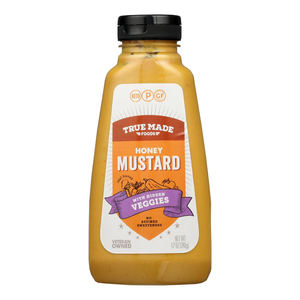 True Made Foods - Organic Mustard Honey Hidden Veggie (Case of 6 - 12 Oz) - Cozy Farm