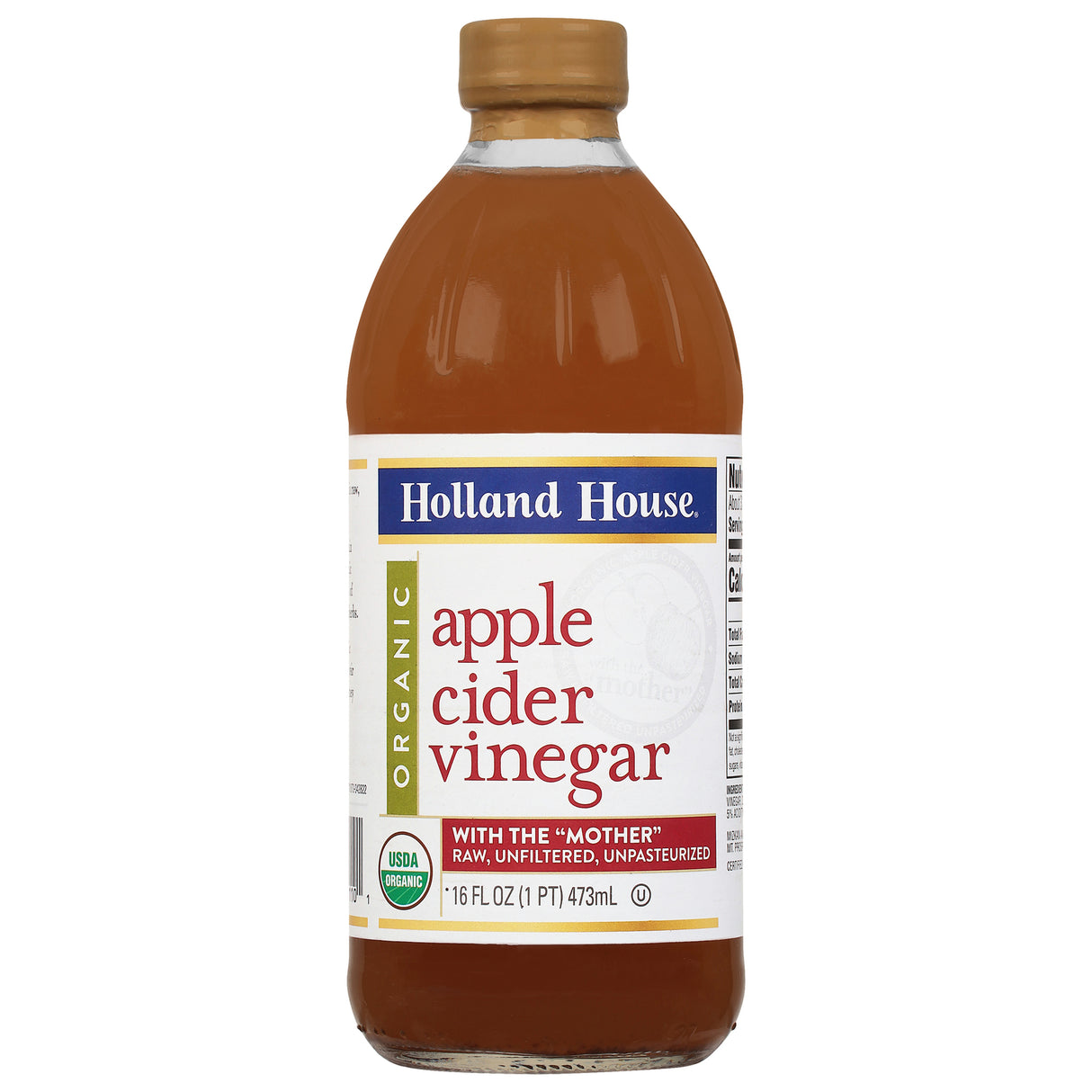 Holland House Apple Cider Vinegar - 16 Oz - Case of 6 - Cozy Farm