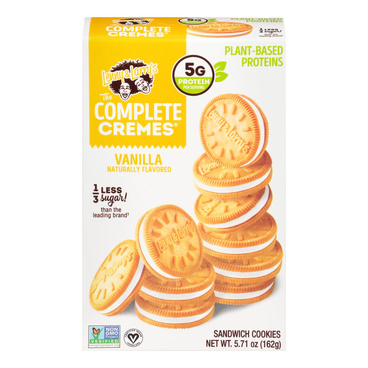 Lenny & Larry's Vanilla Creme Cookie - 5.71 oz Case - Cozy Farm