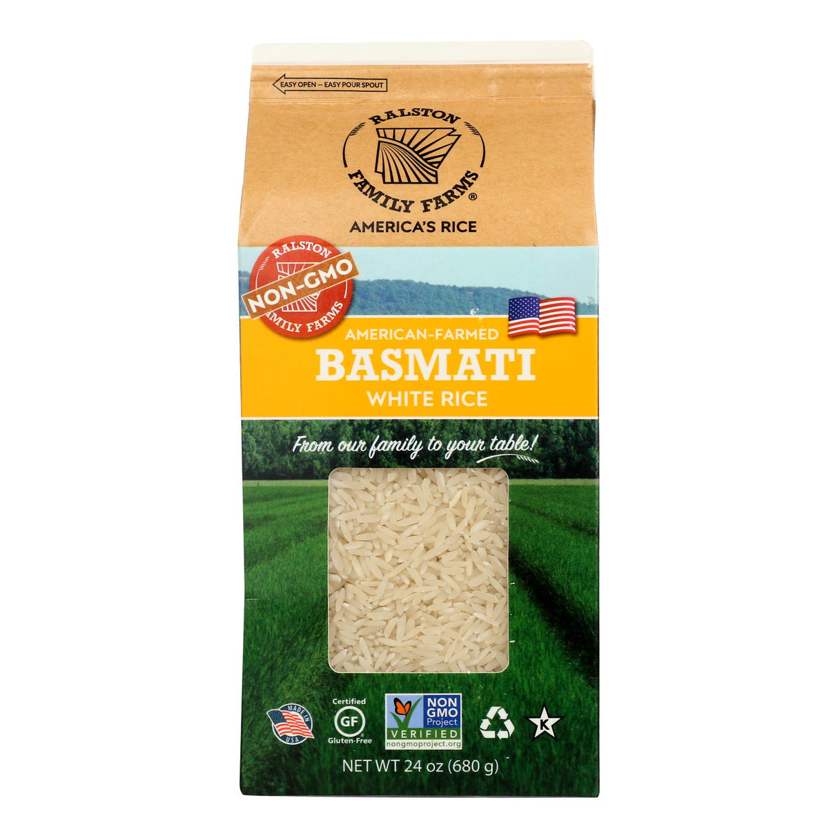 Basmati White Rice, 24 Oz by Ralston Family Farms - Cozy Farm