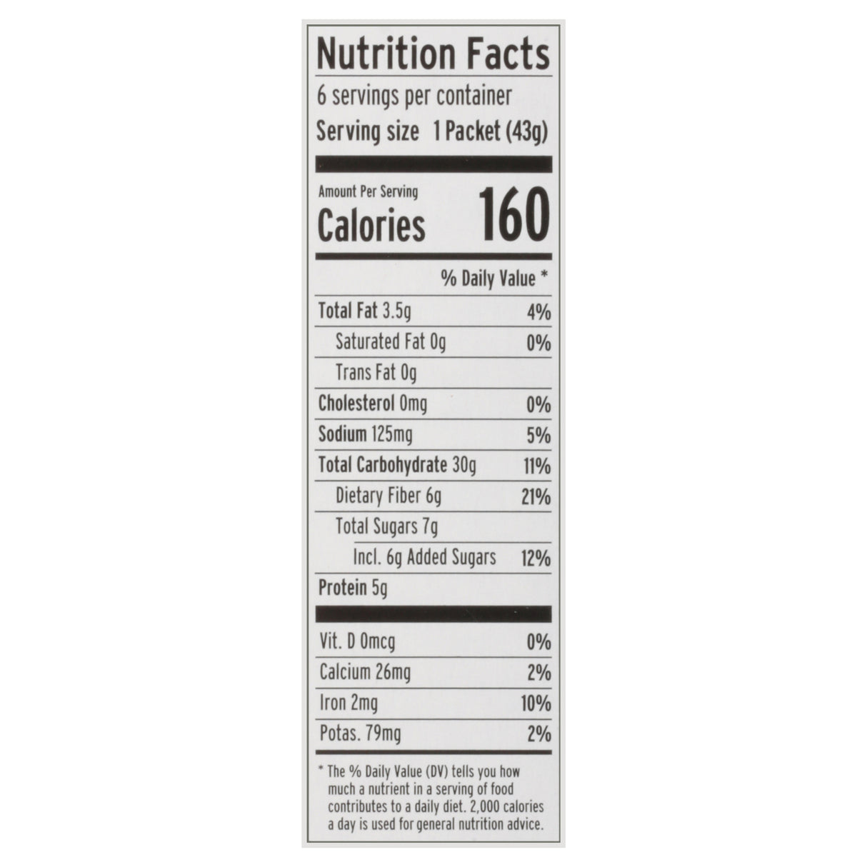 Purely Elizabeth Sugar-Free Classic Cinnamon Oatmeal - 9.12 oz (Pack of 6) - Cozy Farm