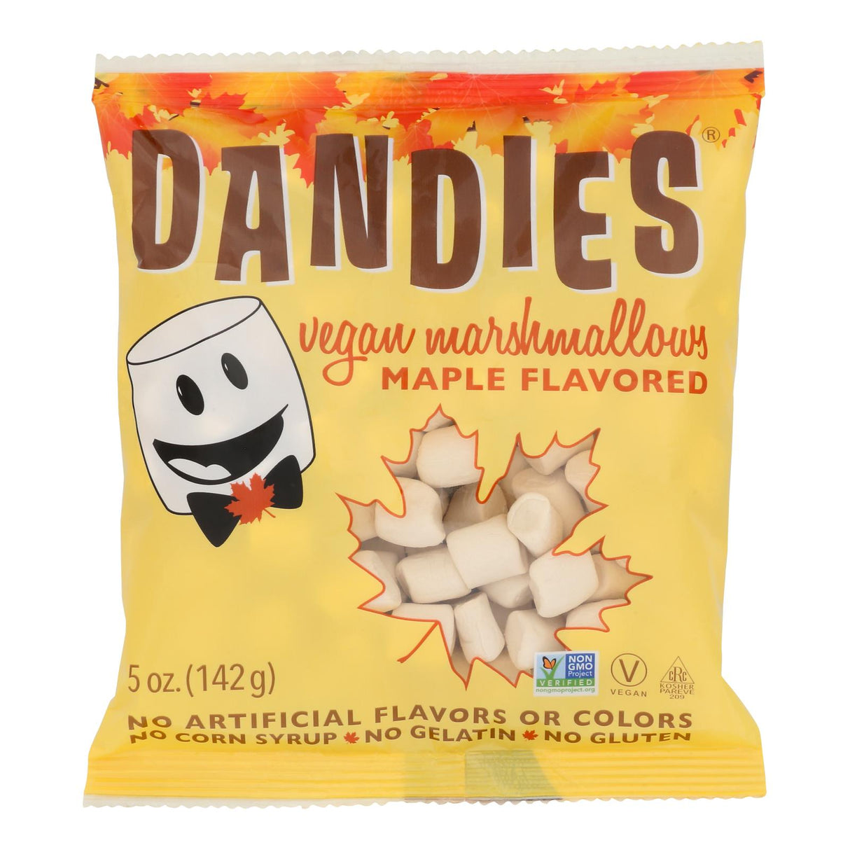 Dandies Maple Mini Marshmallows, 5 Oz (Pack of 10) - Cozy Farm