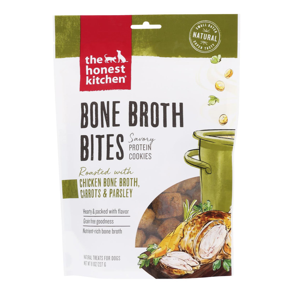 The Honest Kitchen - Dog Trt Bites Chicken Cart - Case Of 6-8 Oz - Cozy Farm