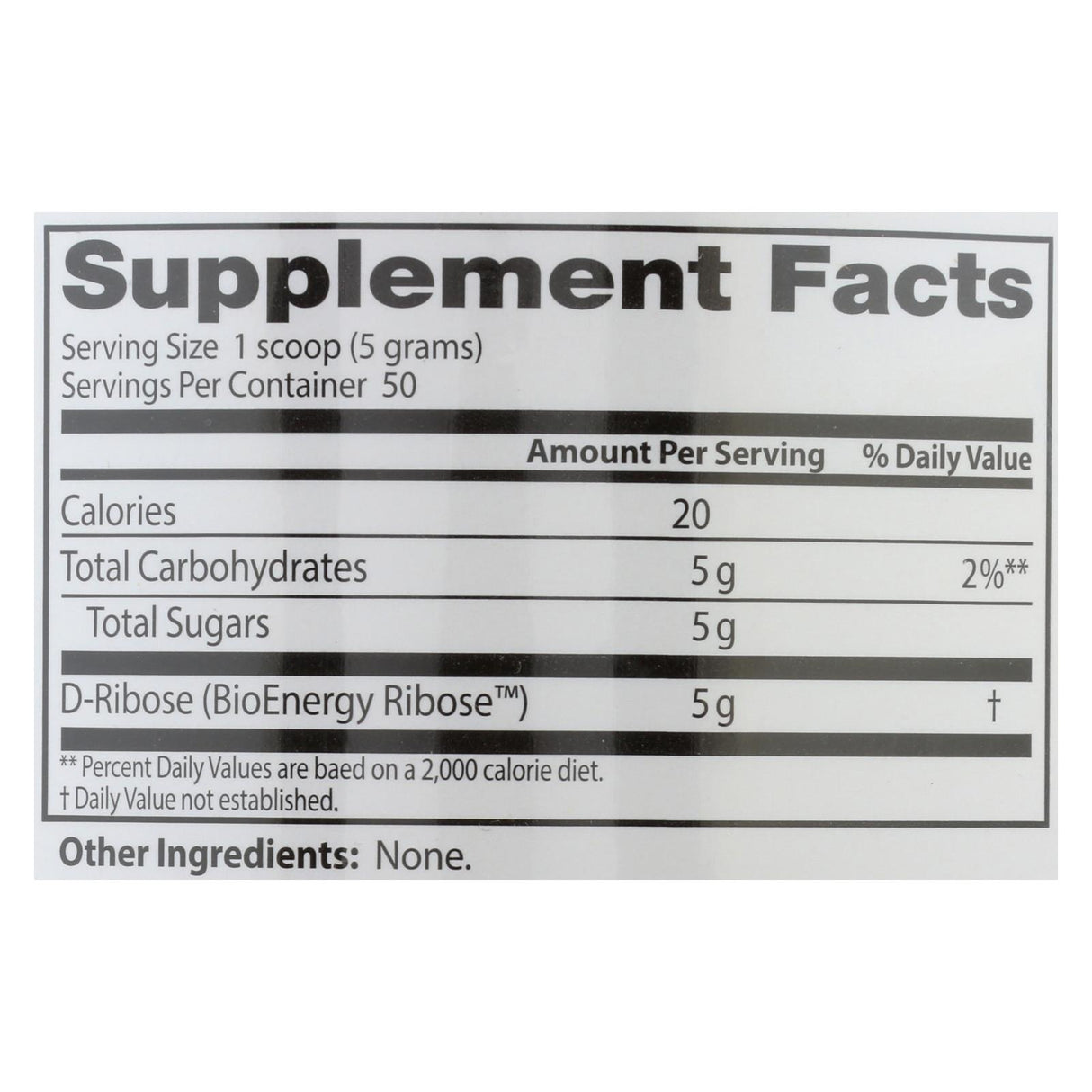 Doctor's Best D-Ribose Pure Powder - 1 Each, 250 Grams - Cozy Farm