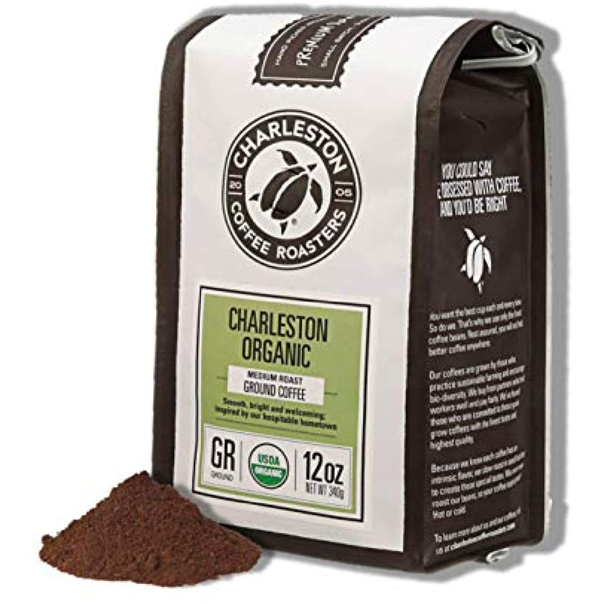 Charleston Coffee Roasters Ground Coffee, Case of 6 - 12 Oz. Bags - Cozy Farm