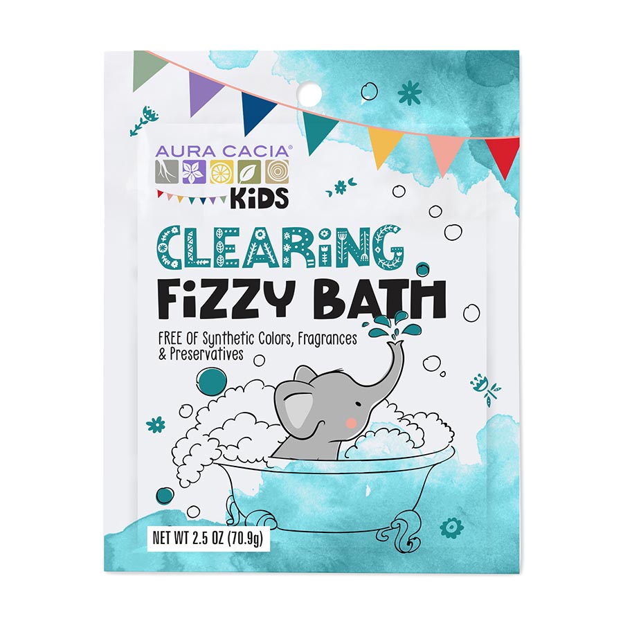 Aura Cacia Kids' Clarifying Fizzy Bath Bombs (6-Pack of 2.5 Oz) - Cozy Farm