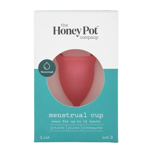 The Honey Pot Reusable Silicone Menstrual Cup, Size 2 - Cozy Farm
