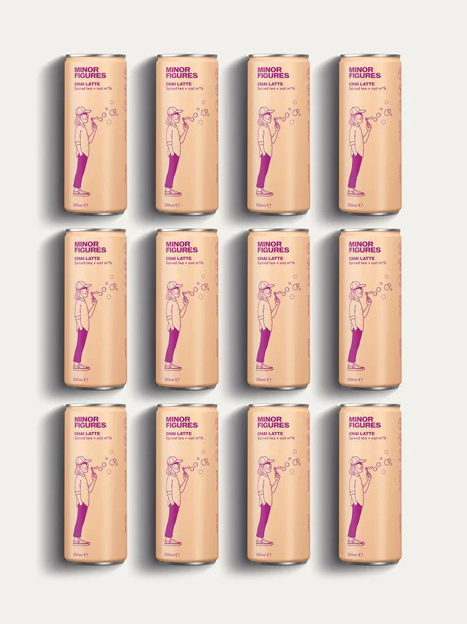 Minor Figures Oat Milk Chai Latte Case of 12 (8.45 fl. oz.) - Cozy Farm