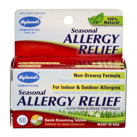 Hyland's Seasonal Allergy Relief: 60 Tablets for Allergy Symptom Control - Cozy Farm