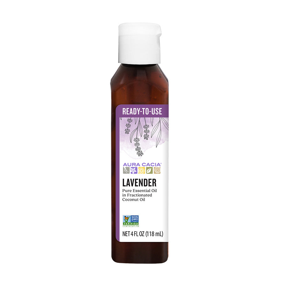 Aura Cacia Lavender Essential Oil, 4 Fluid Ounces - Cozy Farm