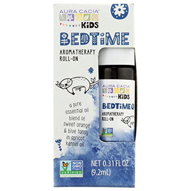 Aura Cacia Bedtime Roll-On Essential Oil for Kids - 0.31 Fl Oz - Cozy Farm