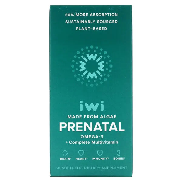 Iwi Prenatal Omega-3 Essential Fatty Acids (60 Softgels) - Cozy Farm