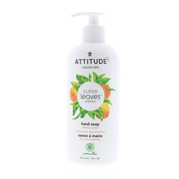 Attitude Natural Plant and Mineral Hand Soap - Orange Leaves - 16 Oz - Cozy Farm